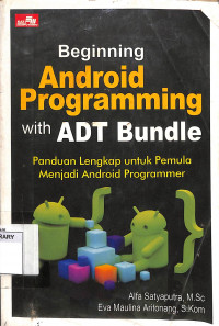 Beginning Android Programming with ADT Bundle