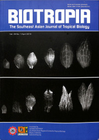 Biotropia : The Southeast Asian Journal Of Tropical Biology