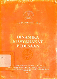 Dinamika Masyarakat Pedesaan