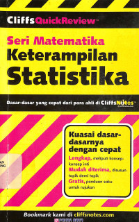 Keterampilan Statistika = CliffsQuickReview Statistics