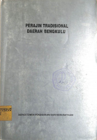Perajin Tradisional Daerah Bengkulu