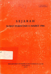 Sejarah Surat Perintah 11 Maret 1966