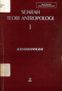 Sejarah Teori Antropologi