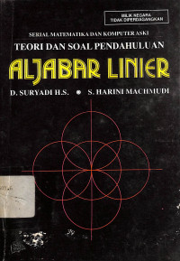 Teori Dan Soal Pendahuluan Aljabar Linier