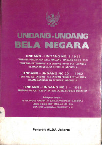 Undang-Undang Bela Negara