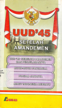 UUD'45 Setelah Amandemen
