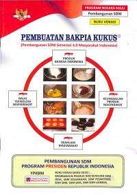 Buku Vokasi Pembuatan Bakpia Kukus