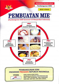 Buku Vokasi Pembuatan Mie