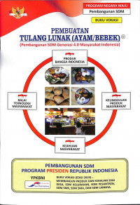 Buku Vokasi Pembuatan Tulang Lunak (Ayam/Bebek)